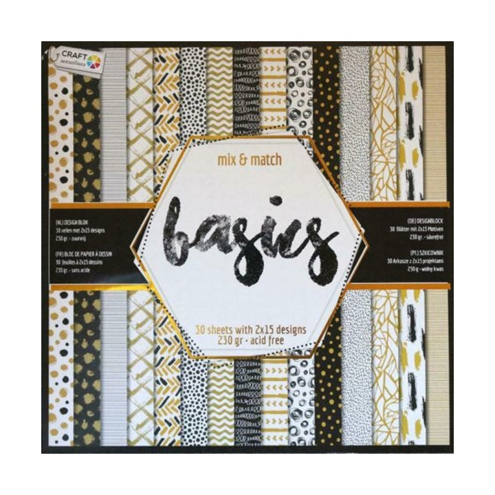 Χαρτί scrapbooking Craft Sensations 30.5x30.5 εκ, 30 φύλλα με διάφορα σχέδια