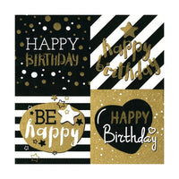 Χαρτοπετσετα για ΝΤΕΚΟΥΠΑΖ - Happy Birthday - 1τεμ