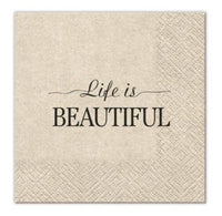 Χαρτοπετσέτες για ντεκουπάζ Beautiful Life - 1 τεμάχιο