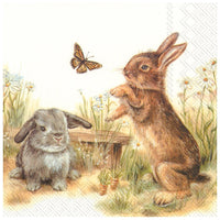 Χαρτοπετσέτες για ντεκουπάζ Bunny - 1 τεμάχιο