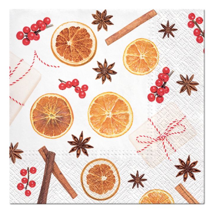 Χαρτοπετσέτες για ντεκουπάζ - Christmas scent - 1 τεμ