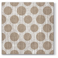 Χαρτοπετσέτες για ντεκουπάζ Dots on Linen - 1 τεμάχιο