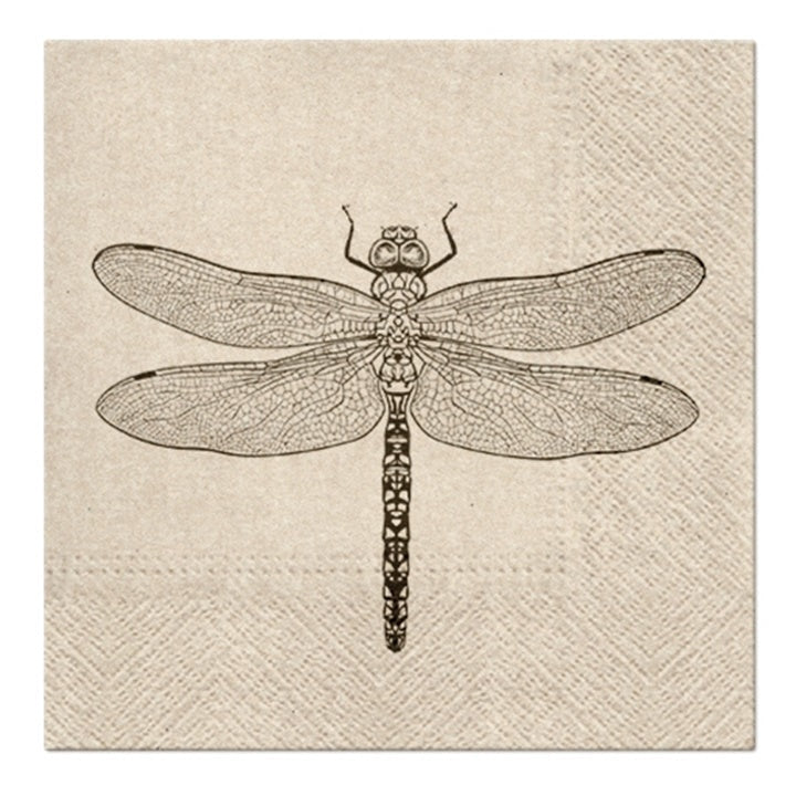 Χαρτοπετσέτες για ντεκουπάζ Dragonfly - 1 τεμάχιο