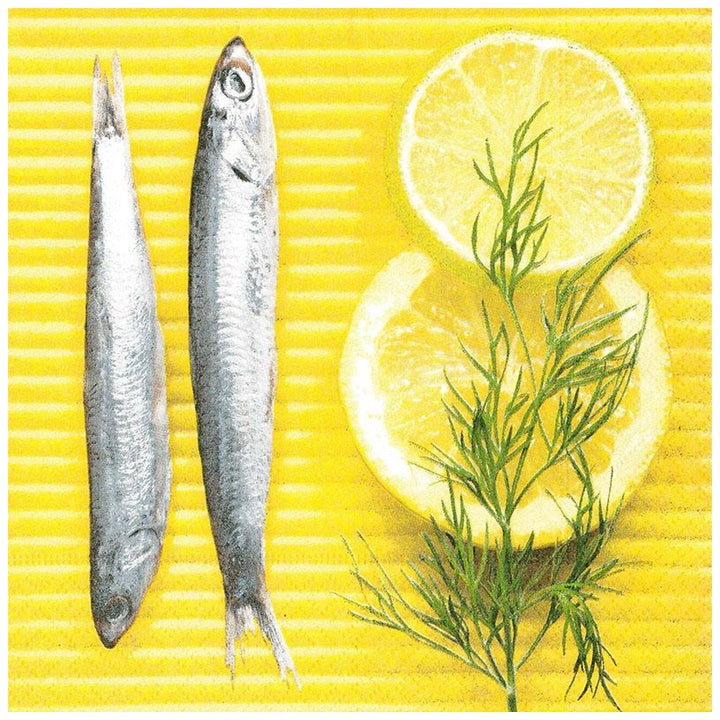 Χαρτοπετσέτες για ντεκουπάζ Fish - 1 τεμάχιο