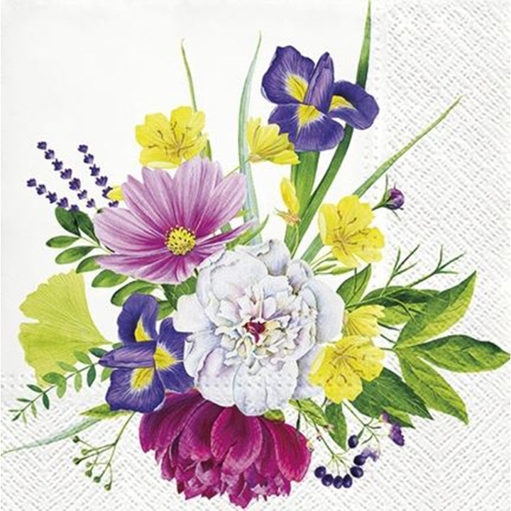 Χαρτοπετσέτες για ντεκουπάζ Flower Bouquet - 1 τεμάχιο