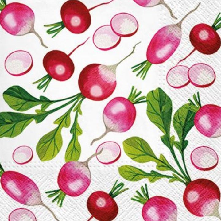 Χαρτοπετσέτες για ντεκουπάζ Fresh Radish - 1 τεμάχιο