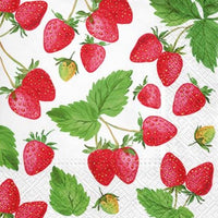 Χαρτοπετσέτες για ντεκουπάζ Fresh Strawberry - 1 τεμάχιο