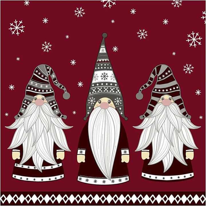 Χαρτοπετσέτες για ντεκουπάζ Gnomes