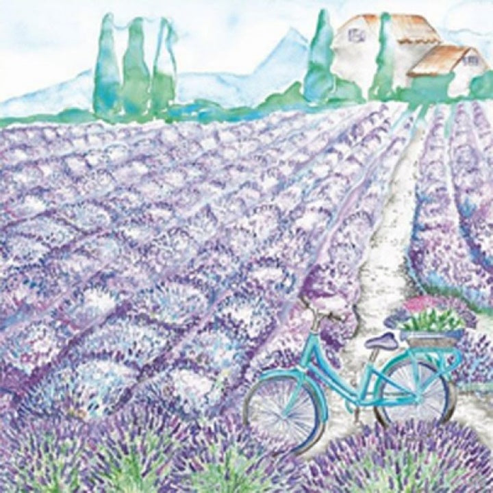 Χαρτοπετσέτες για ντεκουπάζ Lavender View - 1 τεμάχιο