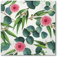 Χαρτοπετσέτες για ντεκουπάζ Leaves of Eucalyptus - 1 τεμάχιο