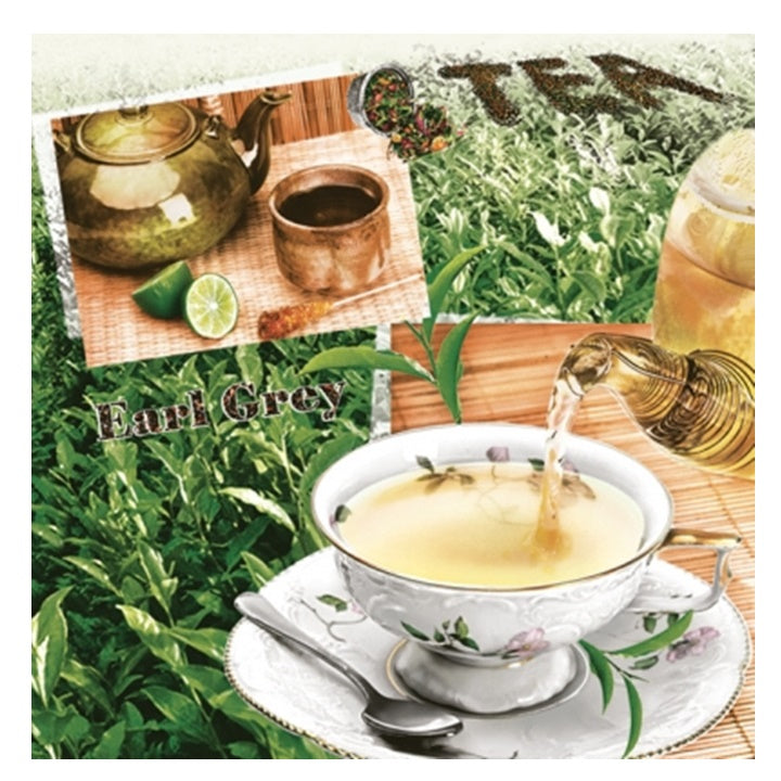 Χαρτοπετσετες για ντεκουπαζ - Tea Time - 1 τεμ