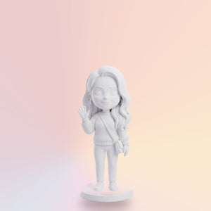 Λευκή 3D φιγούρα 18 cm