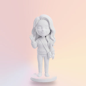 Λευκή 3D φιγούρα 22 cm