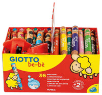 Χοντρές στρογγυλές ξυλομπογιές GIOTTO be-bè σχολική συσκευασία
