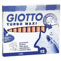 Χοντροί μαρκαδόροι που πλένονται GIOTTO Turbo Maxi 5 mm – Ροζ του δέρματος