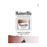 Χρώμα ακουαρέλας MAIMERI Blu – half pan 1.5 ml – Αίμα του Δράκου