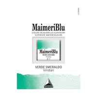 Χρώμα ακουαρέλας MAIMERI Blu – half pan 1.5 ml – Βιριδιάν
