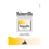 Χρώμα ακουαρέλας MAIMERI Blu – half pan 1.5 ml – Χρυσό Κίτρινο