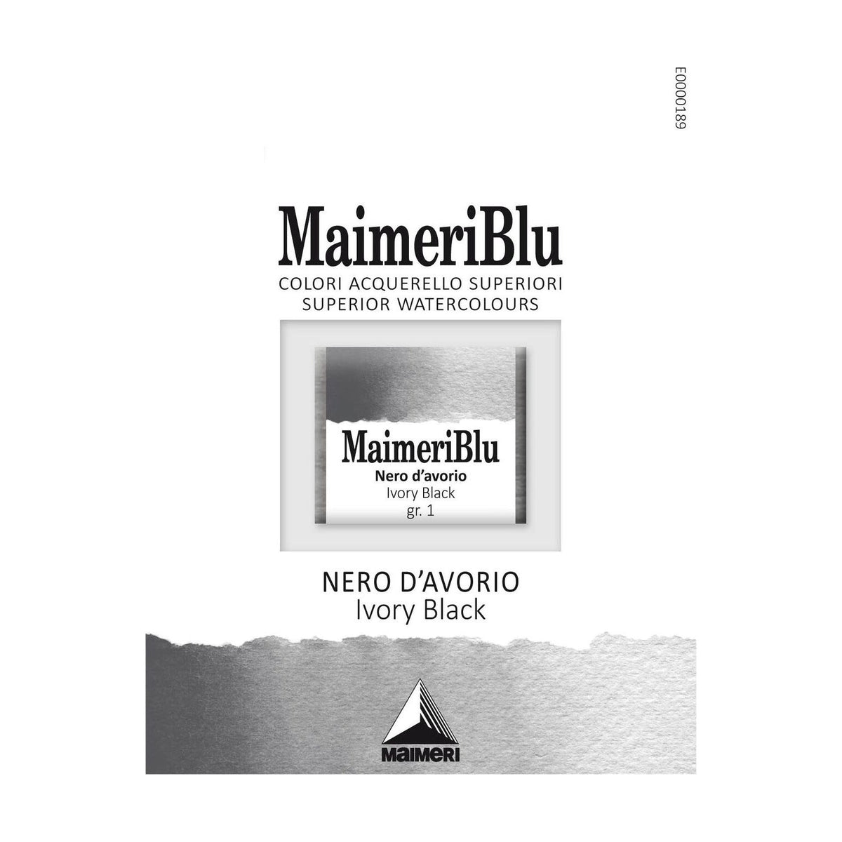 Χρώμα ακουαρέλας MAIMERI Blu – half pan 1.5 ml