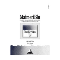 Χρώμα ακουαρέλας MAIMERI Blu – half pan 1.5 ml – Ίντιγκο