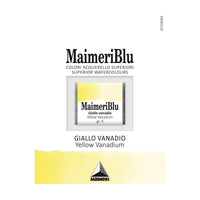 Χρώμα ακουαρέλας MAIMERI Blu – half pan 1.5 ml – Κίτρινο Βαναδίου