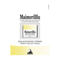 Χρώμα ακουαρέλας MAIMERI Blu – half pan 1.5 ml – Κίτρινο Τιτανίου Νικελίου