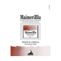 Χρώμα ακουαρέλας MAIMERI Blu – half pan 1.5 ml – Κόκκινο Βενετίας