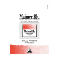 Χρώμα ακουαρέλας MAIMERI Blu – half pan 1.5 ml – Κόκκινο Πυρρόλης