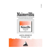 Χρώμα ακουαρέλας MAIMERI Blu – half pan 1.5 ml – Λάκα Πορτοκαλί