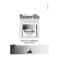 Χρώμα ακουαρέλας MAIMERI Blu – half pan 1.5 ml – Μαύρο Άνθρακα