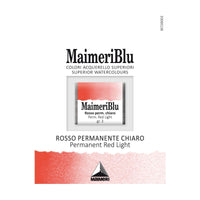 Χρώμα ακουαρέλας MAIMERI Blu – half pan 1.5 ml – Μόνιμο Κόκκινο Ανοιχτό