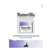Χρώμα ακουαρέλας MAIMERI Blu – half pan 1.5 ml – Μπλε Ουλτραμαρίν