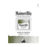 Χρώμα ακουαρέλας MAIMERI Blu – half pan 1.5 ml – Πράσινο Hooker's
