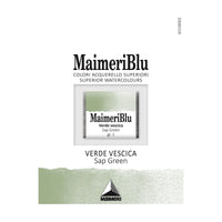 Χρώμα ακουαρέλας MAIMERI Blu – half pan 1.5 ml – Πράσινο των Χυμών