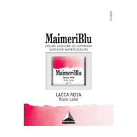 Χρώμα ακουαρέλας MAIMERI Blu – half pan 1.5 ml – Ροζ Λάκα