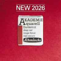 Χρώμα ακουαρέλας Schmincke AKADEMIE 1/2 godet - Golden pink – 335 Βαθύ κόκκινο