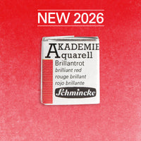 Χρώμα ακουαρέλας Schmincke AKADEMIE 1/2 godet - Golden pink – 337 Λαμπερό κόκκινο