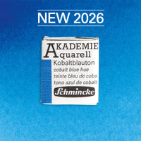 Χρώμα ακουαρέλας Schmincke AKADEMIE 1/2 godet - Golden pink – 405 Μπλε κοβαλτίου απόχρωση