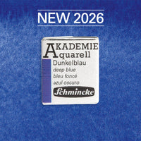 Χρώμα ακουαρέλας Schmincke AKADEMIE 1/2 godet - Golden pink – 444 Βαθύ μπλε