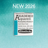 Χρώμα ακουαρέλας Schmincke AKADEMIE 1/2 godet - Golden pink – 505 Μπλε πετρόλ