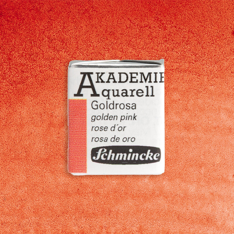 Χρώμα ακουαρέλας Schmincke AKADEMIE 1/2 godet - Golden pink