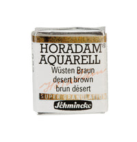 Χρώμα ακουαρέλας Schmincke Horadam σε μισό godet (half pan) – Urban yellow – 923 Καφέ της ερήμου