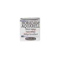 Χρώμα ακουαρέλας Schmincke Horadam σε μισό godet (half pan) – Urban yellow – 968 Ίντιγκο της ομίχλης