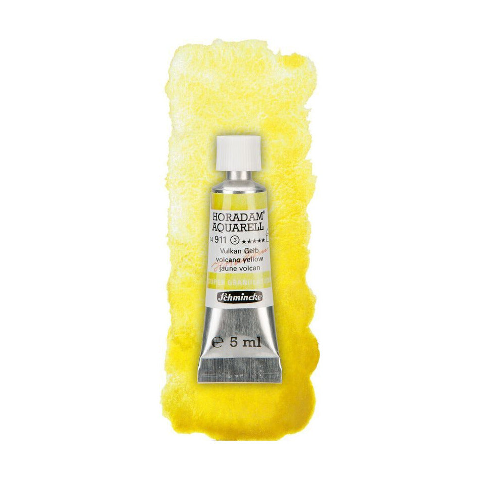 Χρώμα ακουαρέλας Schmincke Horadam σε σωληνάριο 5 ml – Volcano yellow