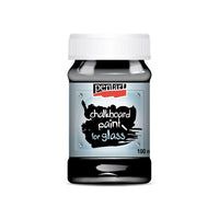 Χρώμα για γυαλί με εφέ μαουροπίνακα Pentart 100 ml