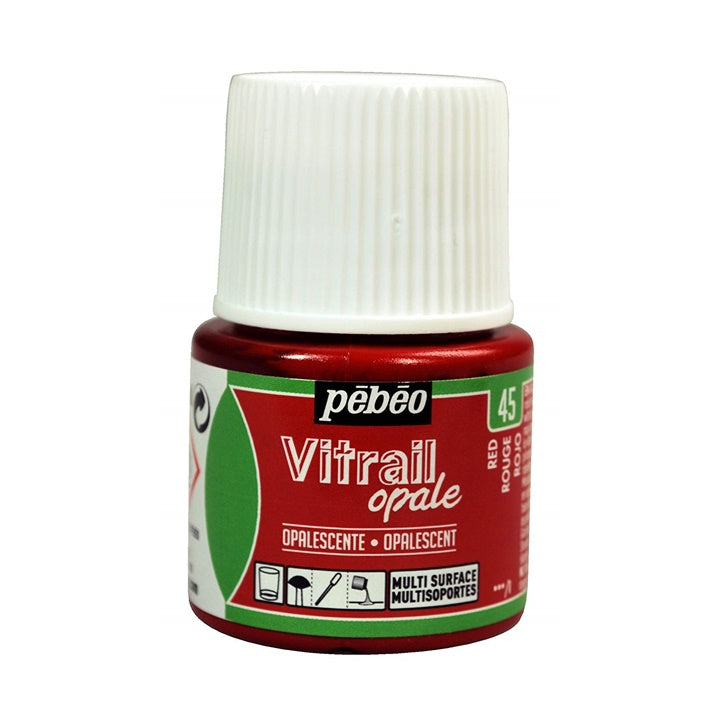 Χρώμα για γυαλί Pebeo Vitrail Opale 45 ml | διάφορα χρώματα