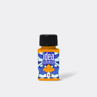 Χρώμα για πορσελάνη και κεραμικά MAIMERI Idea Ceramica - 60 ml | διάφορες αποχρώσεις – Βαθύ Κίτρινο
