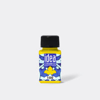 Χρώμα για πορσελάνη και κεραμικά MAIMERI Idea Ceramica - 60 ml | διάφορες αποχρώσεις – Κίτρινο Λεμονί