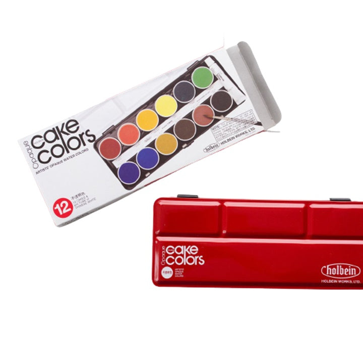 Χρώματα ακουαρέλας Cake Colours Opaque - Holbein | διάφορα σετ