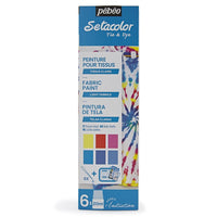 Χρώματα για ελαφριά υφάσματα Pebeo Setacolor 6 x 20 ml